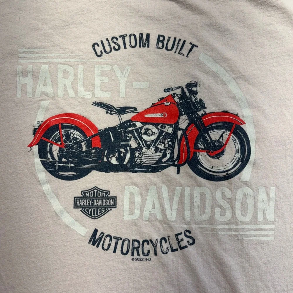 Harley-Davidson T-Shirt Mens XL‎ Tan Excellent Flying Iron Rocky Mount NC